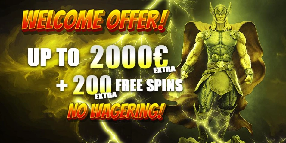 Bonus de bienvenue Thor Casino
