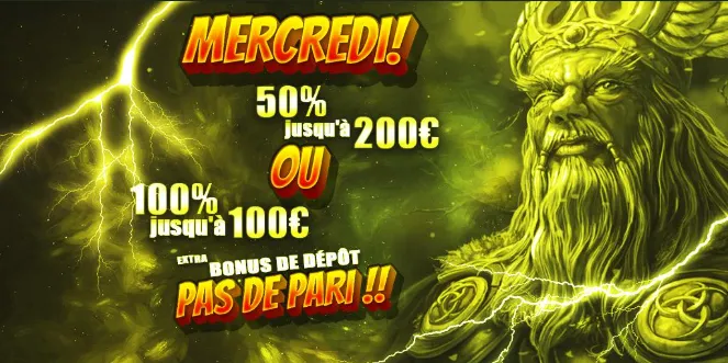 Bonus régulier Thor Casino